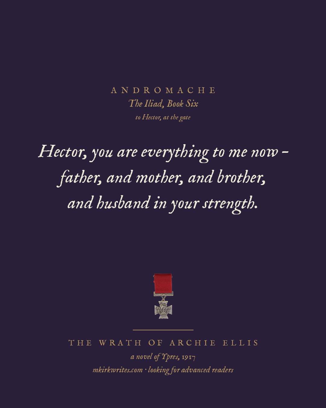 Homer – Andromache and Hector