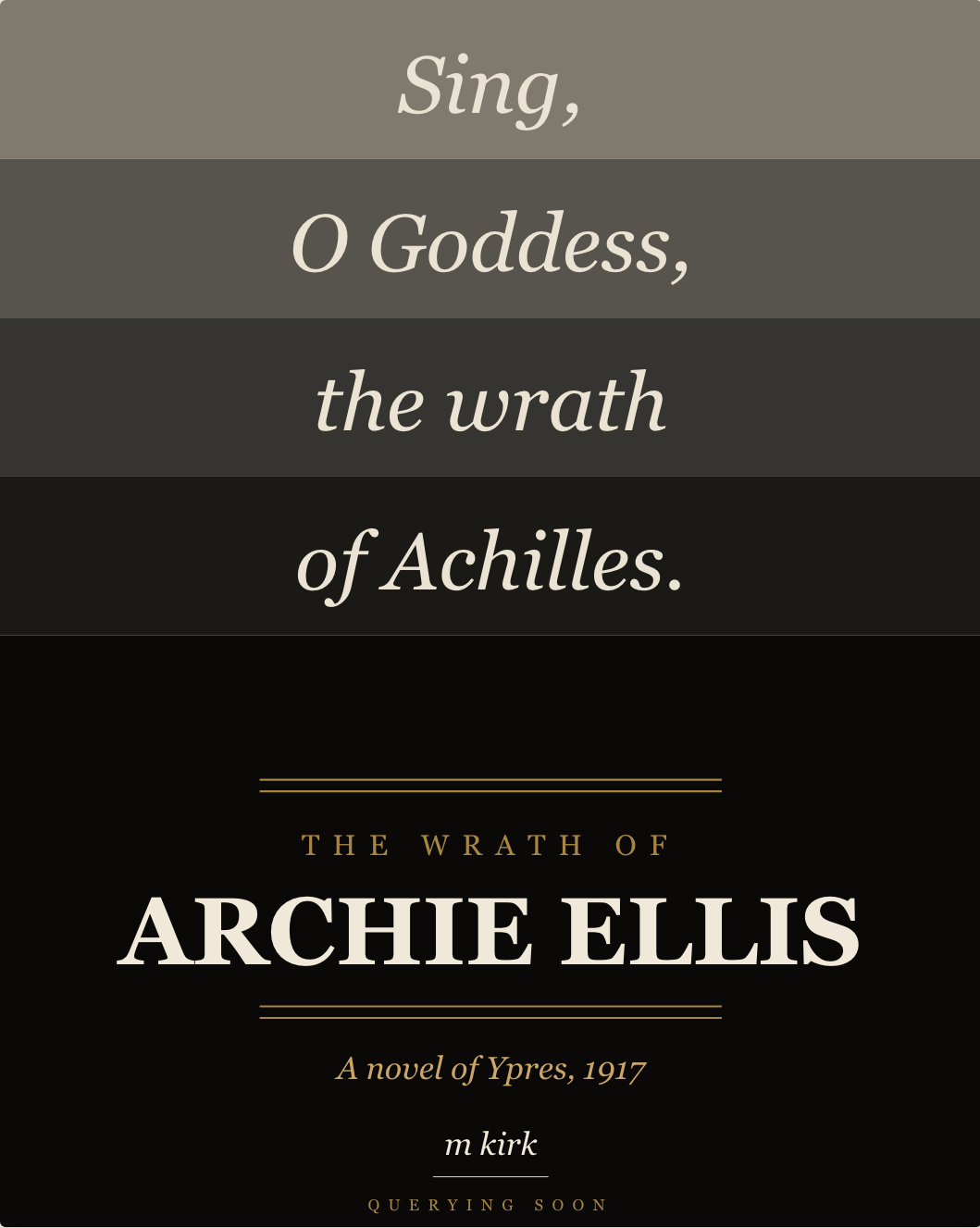 The Wrath of Archie Ellis — book cover